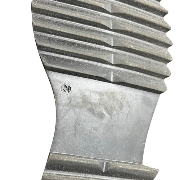 JONES BOOTMAKER Denno Off White Leather Chunky‎ Chelsea Boots Women's Size 8 - Picture 11 of 11